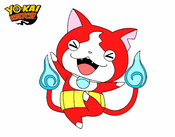 Jibanyan feliz