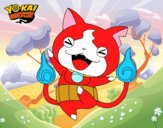 Jibanyan feliz