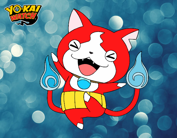 Jibanyan feliz