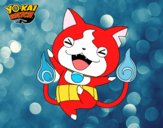 Jibanyan feliz