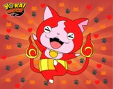 Jibanyan feliz