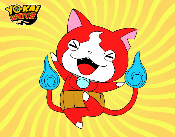 Jibanyan feliz