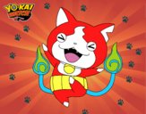 Jibanyan feliz