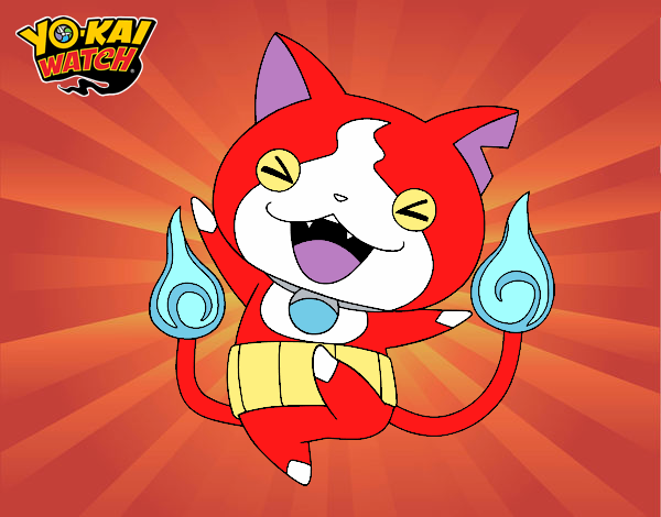 Jibanyan feliz