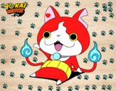 Jibanyan saludando