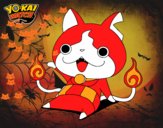 Jibanyan saludando