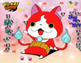 Jibanyan saludando