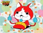 Jibanyan saludando