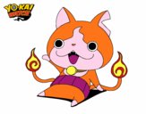 Jibanyan saludando