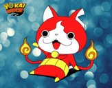 Jibanyan saludando