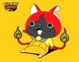 Jibanyan saludando