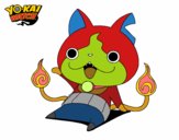 Jibanyan saludando