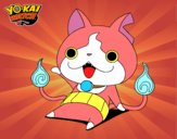 Jibanyan saludando