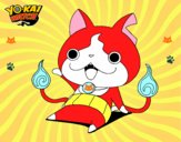 Jibanyan saludando