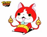 Jibanyan saludando