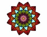 Dibujo Mandala frutal pintado por JC2016