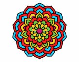 Dibujo Mandala pétalos de flor pintado por 58723176