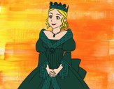 Dibujo Princesa medieval pintado por amalia
