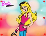 Dibujo Barbie casual pintado por isalinda