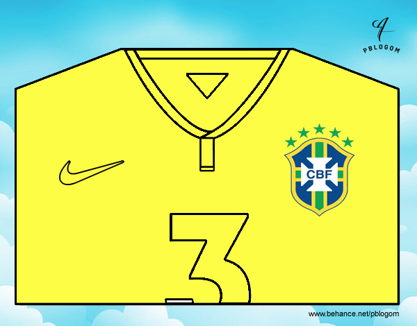 Camiseta del mundial de fútbol 2014 de Brasil