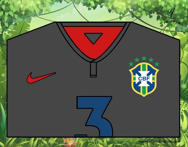 Camiseta del mundial de fútbol 2014 de Brasil