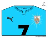 Camiseta del mundial de fútbol 2014 de Uruguay