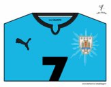 Camiseta del mundial de fútbol 2014 de Uruguay