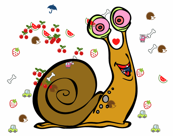 Caracol feliz