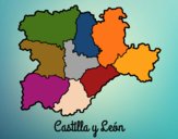 Dibujo Castilla y León pintado por carlitoslo