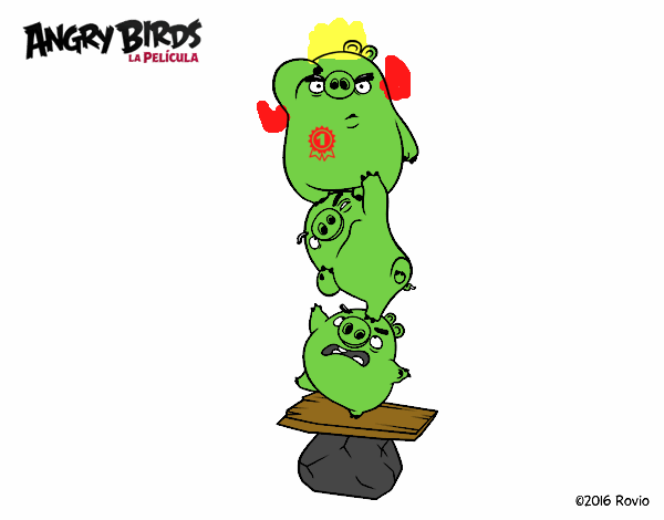 Cerdos verdes de Angry Birds