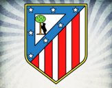 Dibujo Escudo del Club Atlético de Madrid pintado por Griezmann