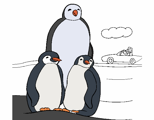 Familia pingüino