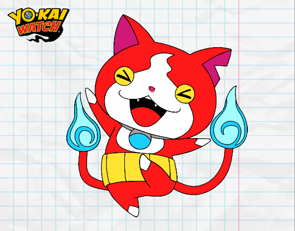 Jibanyan feliz