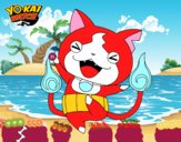 Jibanyan feliz