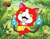 Jibanyan feliz