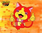 Jibanyan feliz