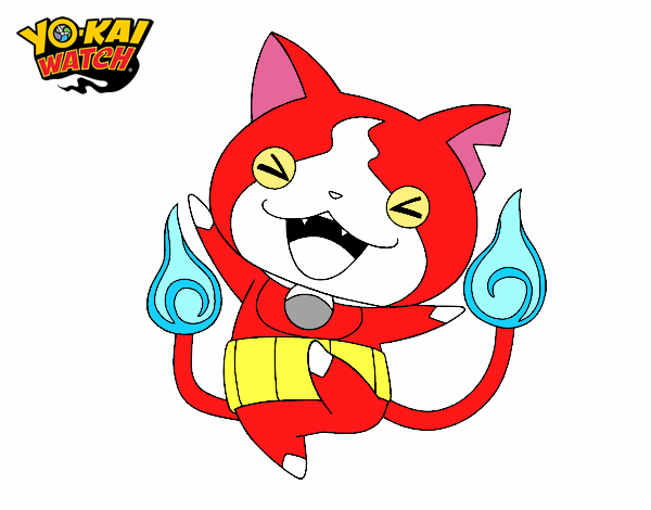 Jibanyan feliz