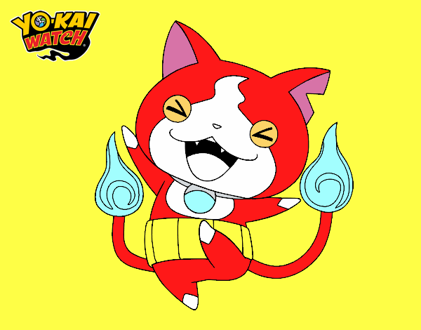 Jibanyan feliz