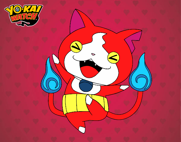 Jibanyan feliz