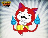 Jibanyan feliz