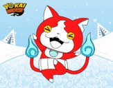 Jibanyan feliz