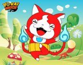 Jibanyan feliz