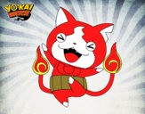 Jibanyan feliz