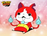 Jibanyan saludando