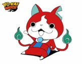 Jibanyan saludando