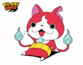 Jibanyan saludando