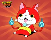 Jibanyan saludando