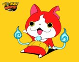 Jibanyan saludando