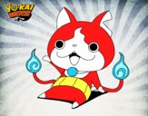 Jibanyan saludando