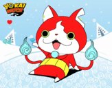 Jibanyan saludando